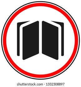 Book symbol icon for knowledge, education and such concepts