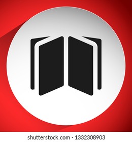 Book symbol icon for knowledge, education and such concepts