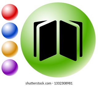 Book symbol icon for knowledge, education and such concepts