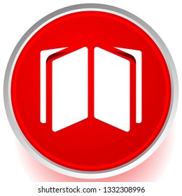 Book symbol icon for knowledge, education and such concepts
