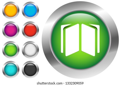Book symbol icon for knowledge, education and such concepts