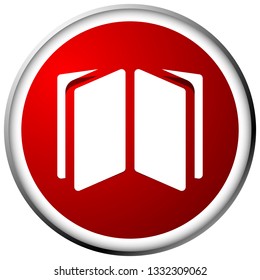 Book symbol icon for knowledge, education and such concepts