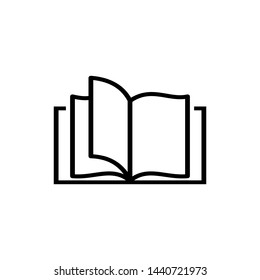 Book symbol icon vector illustration