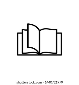 Book symbol icon vector illustration