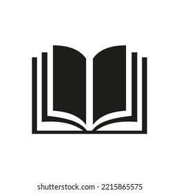 Buchsymbol, Buchsymbol, Vektorgrafik-Vorlage