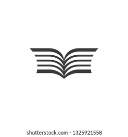 book symbol vector sign design element