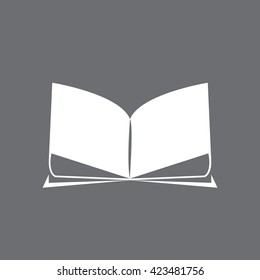 book symbol-vector