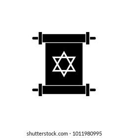 book of the Talmud icon. Element of religious culture icon. Premium quality graphic design icon. Signs, outline symbols collection icon for websites, web design, mobile app on white background