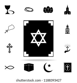 book of the Talmud icon. Religion icons universal set for web and mobile