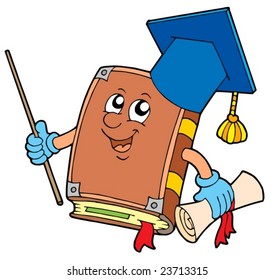 Book teacher - vector illustration.