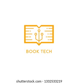 Book Tech Logo Design