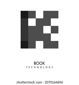Icono de Tecnología del libro. Icono de moda de la tecnología del libro vectorial plano sobre fondo blanco, la ilustración vectorial puede ser utilizada para web y móvil