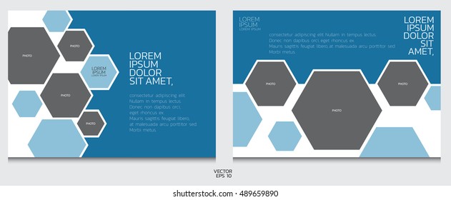 Book template collection.  graphic background.