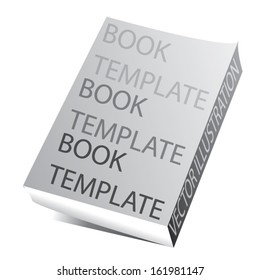 book template design. vector illustration