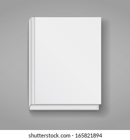 Book template, top view, vector eps10 illustration