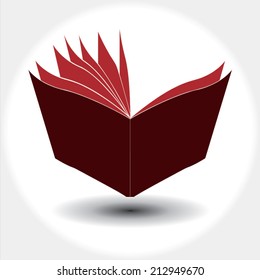 book template. vector illustration