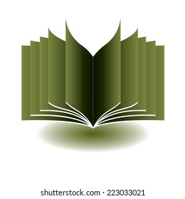 book template. vector illustration