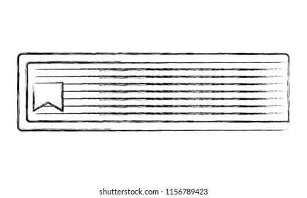 book text bookmark literature learning hand drawing