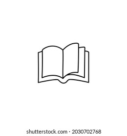 Icono de educación de texto en línea negra plana, aislado en fondo blanco 