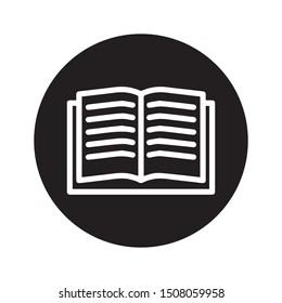 book text icon vector illustration