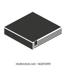 book text open icon vector isolated graphic