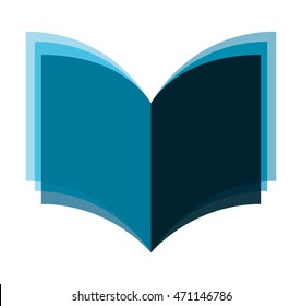 book text school icon vector isolated graphic