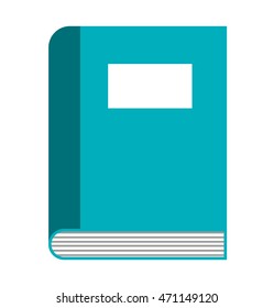book text school icon vector isolated graphic