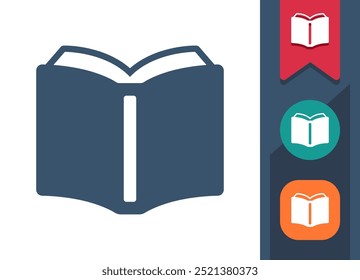 Livro, Livro, Manual, Ícone do Livro Escolar. Profissional, ícone pixel perfeito. Formato EPS 10.