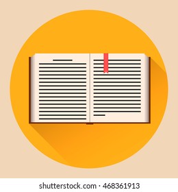 Book, textbook. School. Modern style. Educational material