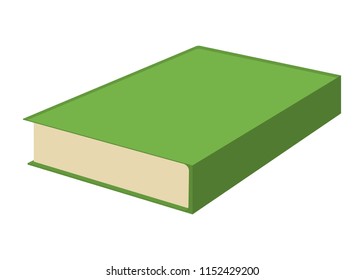 Book and Textbook. School Supplies Icon and Logo. Isolated design element. Vector Cartoon illustration.