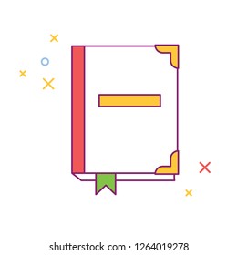 Book themed illustration