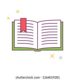 Book themed illustration