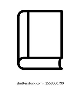 book thin colour line icon 