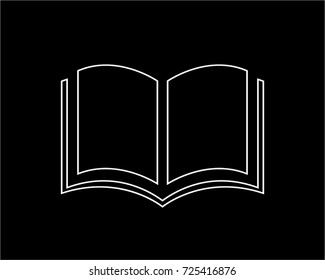 book thin line icon illustration design