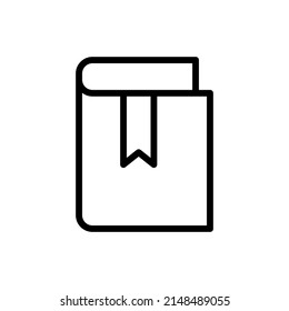 Icono de línea delgada en fondo blanco - Ilustración vectorial