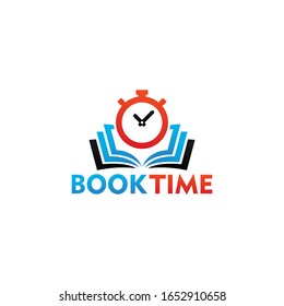 Book Time Logo Template Design