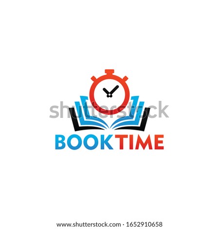 Book Time Logo Template Design