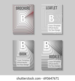 Book Title Page Template. Business Report Or Booklet Cover. Brochure Layout. Poster, Presentation Sheet. A4 Size. Leaflet, Flyer Mockup. Vector