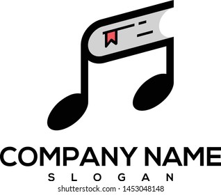 book tone logo design vector