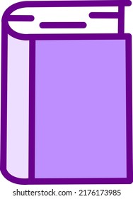 Herramienta de libro, ilustración, vector sobre un fondo blanco.