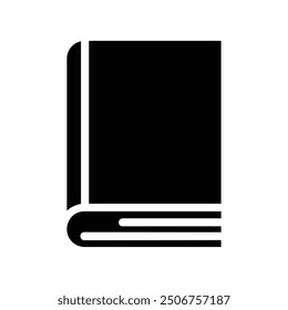 book. top view. black and white. flat design style. suitable for study, library, thinking. vector design template