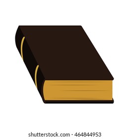 book traditional reading lerning icon. Isolated and flat illustration. Vector graphic