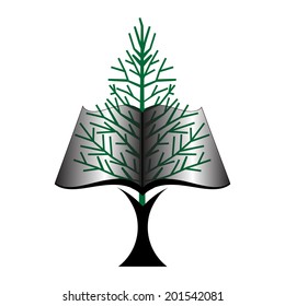 book tree icon
