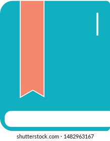 Book trendy icon on white background for web graphic