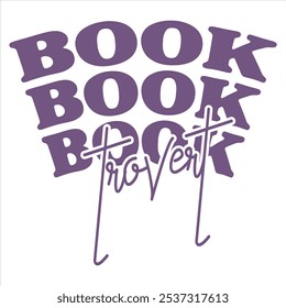 BOOK TROVERT  BOOK T-SHIRT DESIGN