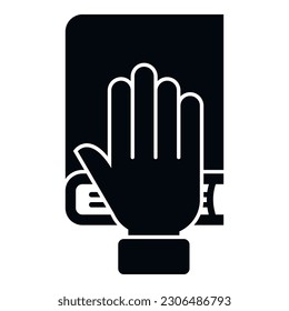 Book trust icon simple vector. Core value. Social passion