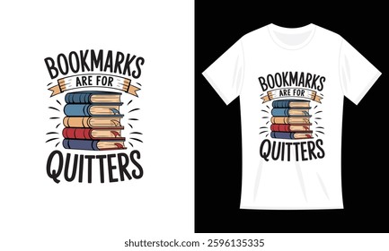 Book t-shirt design Hand drawn lettering Design