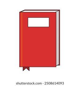 Book vector art. Isolated on white background