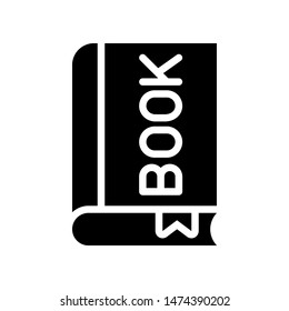 Book vector, Back to school solid design icon