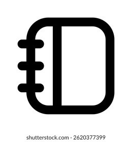 Buchvektorgrafik für Business und Education Concept. Moderne offene Buchillustrationen zum Lesen, Lernen und Dokumentation. Liniensymbol
